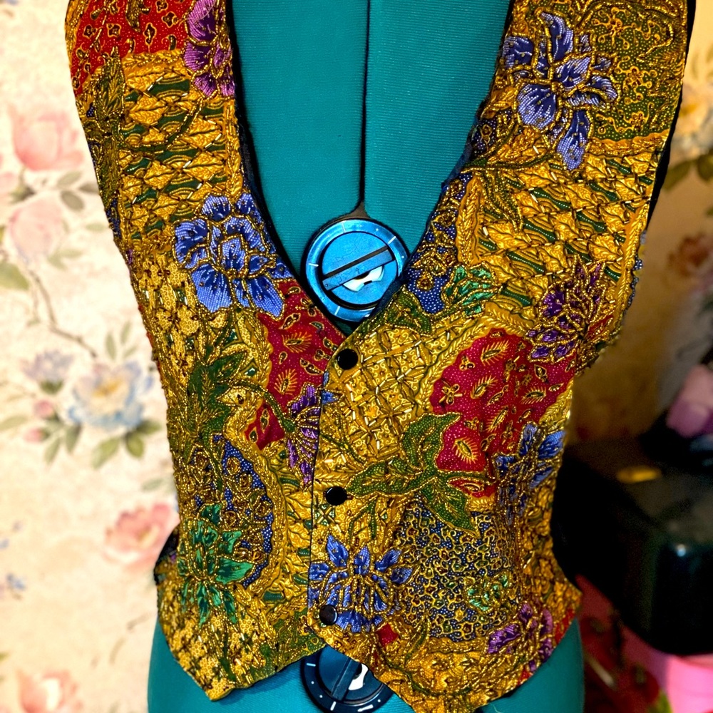 Vintage beaded vest.